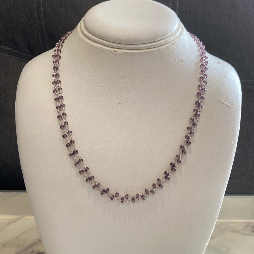 Double Strand Bead Necklace